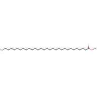 Methyl triacontanate formula graphical representation