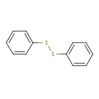 Diphenyl disulfide formula graphical representation