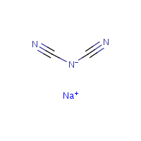 Sodium dicyanoamide formula graphical representation