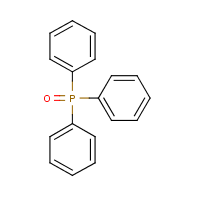 Triphenylphosphine oxide formula graphical representation