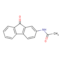 2-Acetylaminofluoren-9-one formula graphical representation