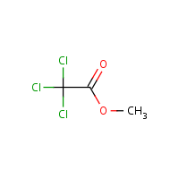Methyl trichloroacetate formula graphical representation