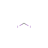 Methylene iodide formula graphical representation