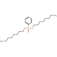 Dioctyl phenylphosphonate formula graphical representation