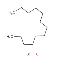 Tridecanol formula graphical representation