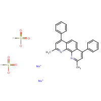 Bathocuproine disulfonic acid, disodium salt formula graphical representation