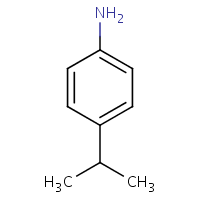 4-Isopropylaniline formula graphical representation