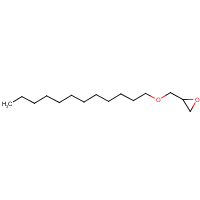 Dodecyl glycidyl ether formula graphical representation