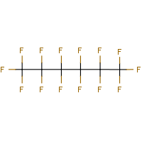 Perfluorohexane formula graphical representation