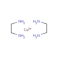 Cupriethylenediamine formula graphical representation