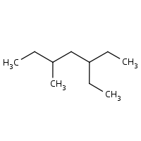 3-Ethyl-5-methylheptane formula graphical representation