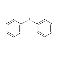 Phenyl sulfide formula graphical representation