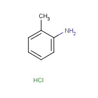 2-Methylaniline hydrochloride formula graphical representation