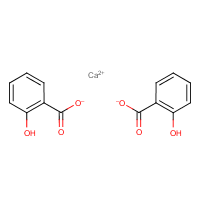 Calcium salicylate formula graphical representation