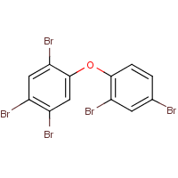 Pentabromodiphenyl ethers formula graphical representation