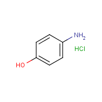 4-Aminophenol hydrochloride formula graphical representation
