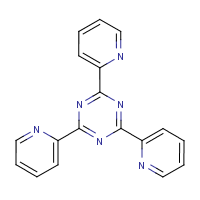 2,4,6-Tripyridyl-s-triazine formula graphical representation