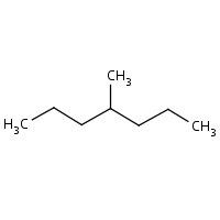 4-Methylheptane formula graphical representation
