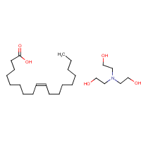Triethanolamine oleate formula graphical representation