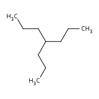 4-Propylheptane formula graphical representation