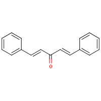 trans,trans-Dibenzalacetone formula graphical representation
