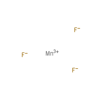 Manganese(III) fluoride formula graphical representation