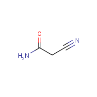 Cyanoacetamide formula graphical representation