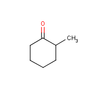 o-Methylcyclohexanone formula graphical representation