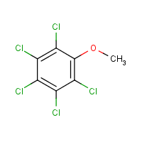 Pentachloroanisole formula graphical representation