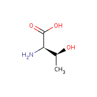 D-Threonine formula graphical representation