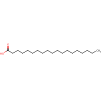 Nonadecanoic acid formula graphical representation