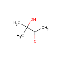 3-Hydroxy-3-methyl-2-butanone formula graphical representation