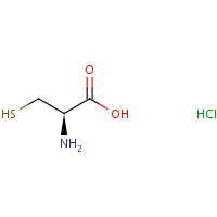 Cysteine hydrochloride formula graphical representation