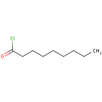 Nonanoyl chloride formula graphical representation
