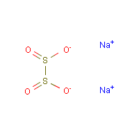 Sodium hydrosulfite formula graphical representation