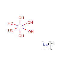 Sodium paraperiodate formula graphical representation