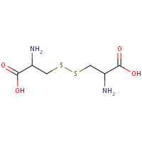 DL-Cystine formula graphical representation