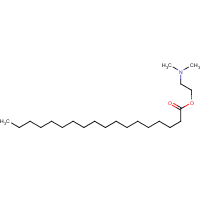 2-(Dimethylamino)ethyl stearate formula graphical representation