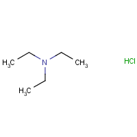 Triethylamine hydrochloride formula graphical representation