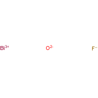 Bismuth oxyfluoride formula graphical representation