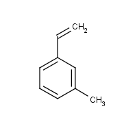 3-Vinyltoluene formula graphical representation