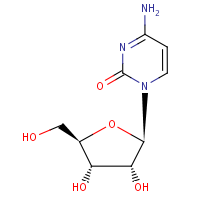 Cytidine formula graphical representation