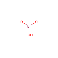Bismuth hydroxide formula graphical representation