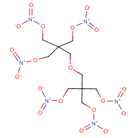 Dipentaerythritol hexanitrate formula graphical representation