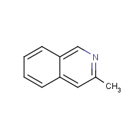 3-Methylisoquinoline formula graphical representation
