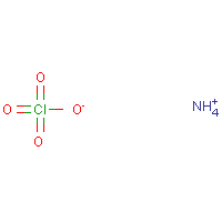 Ammonium perchlorate formula graphical representation