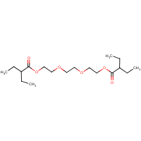 Triethylene glycol bis(2-ethylbutyrate) formula graphical representation