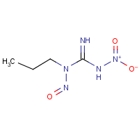 N'-Nitro-N-nitroso-N-propylguanidine formula graphical representation