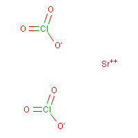 Strontium chlorate formula graphical representation