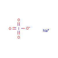 Sodium m-periodate formula graphical representation